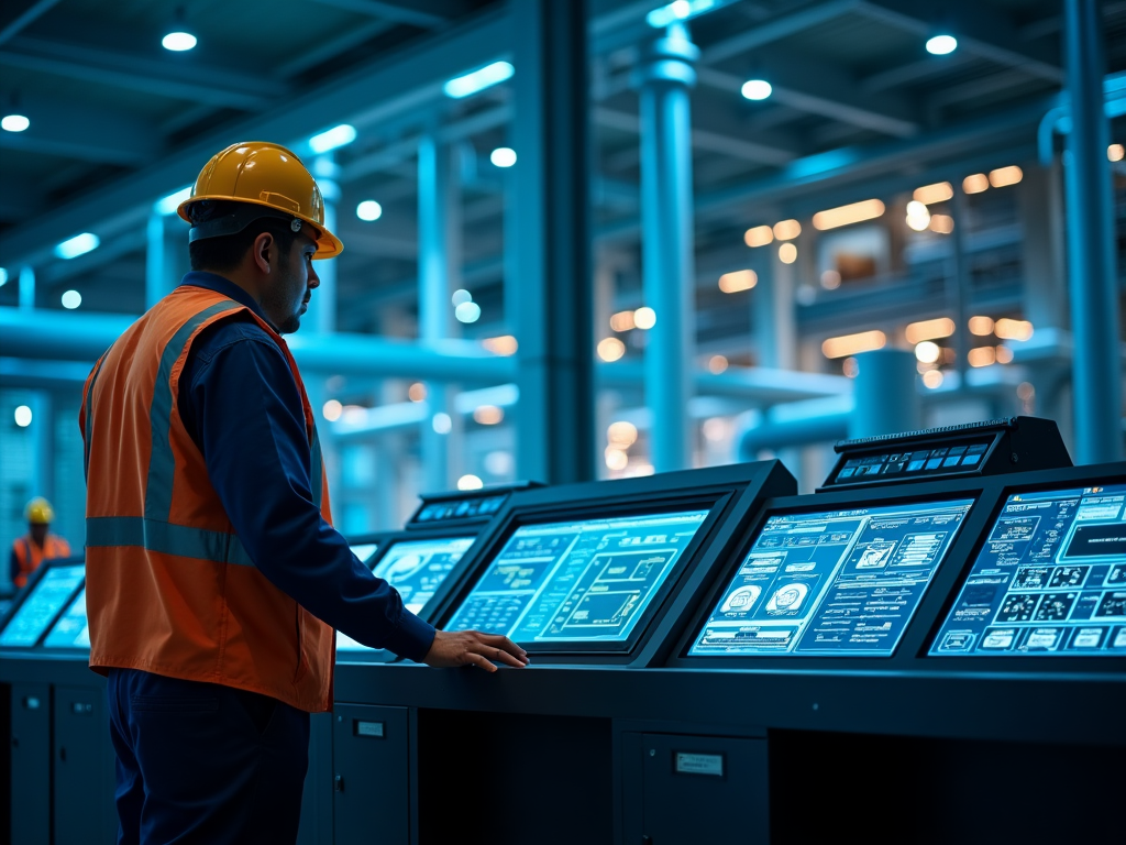 Instalación industrial petrolera